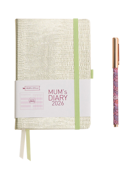 MUM's Office Week on Two Pages 2026 Diary, Champagne, Champagne