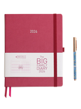 MUM's Office Big Family 2026 Diary, Raspberry