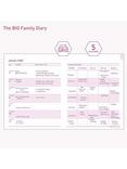 MUM's Office Big Family 2026 Diary, Raspberry