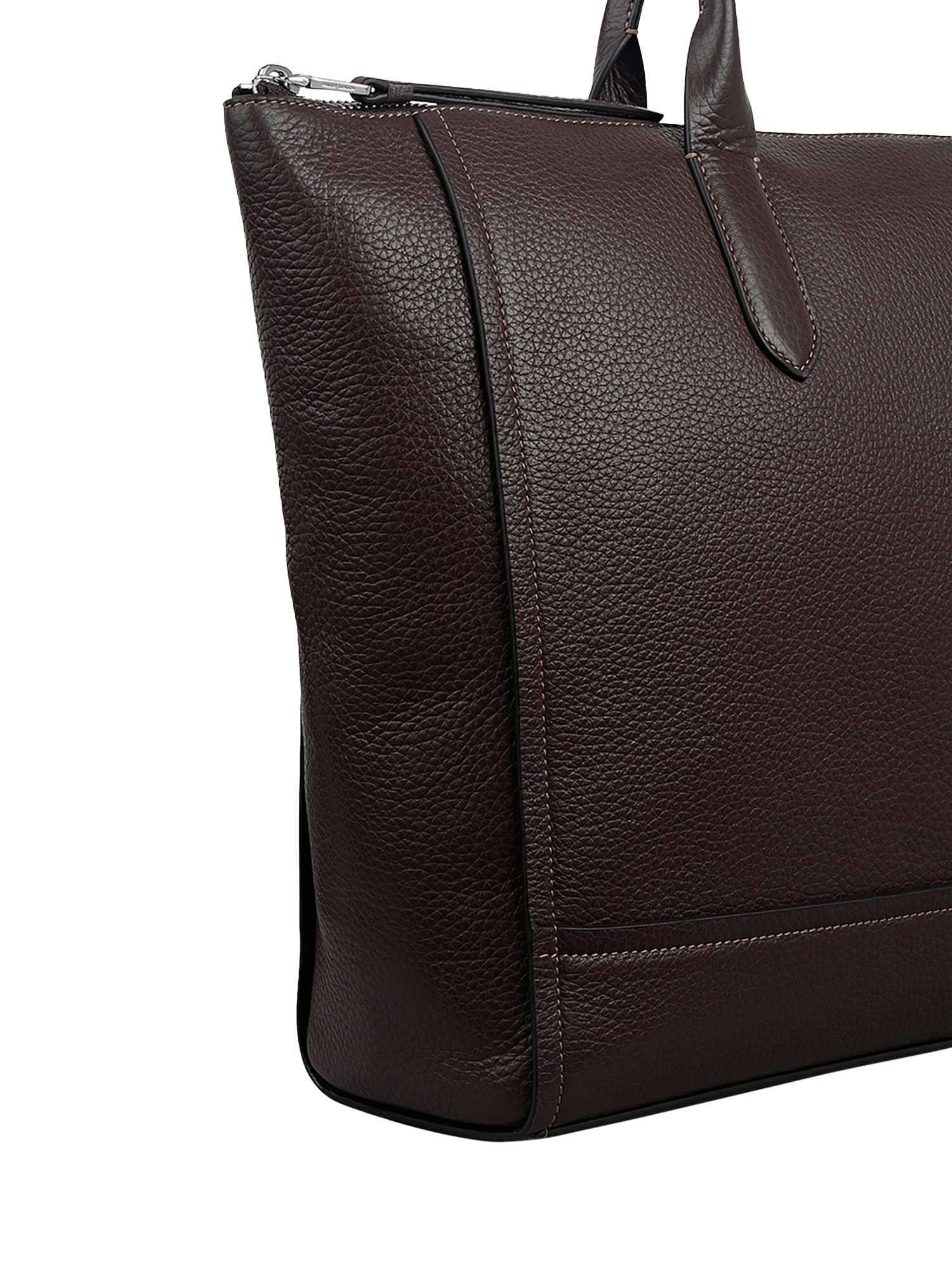Product image 4 of 6, which shows Radley Oak Street Leather Tote Bag, Dark Oak