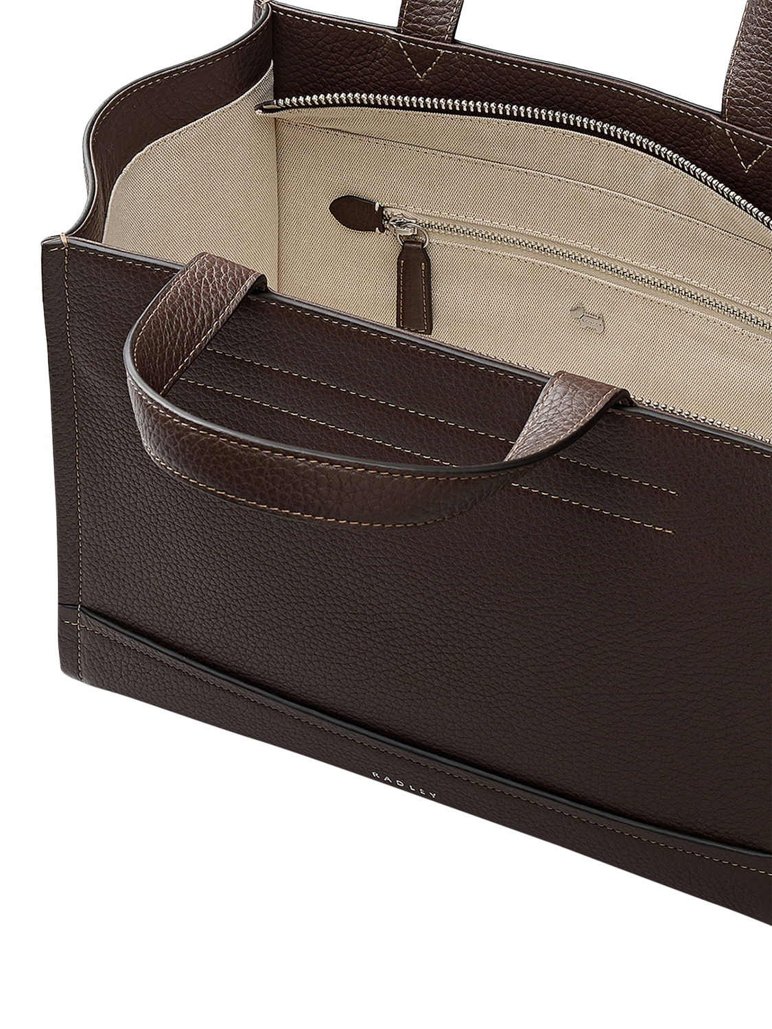 Product image 3 of 5, which shows Radley Oak Street Grab Bag, Dark Oak