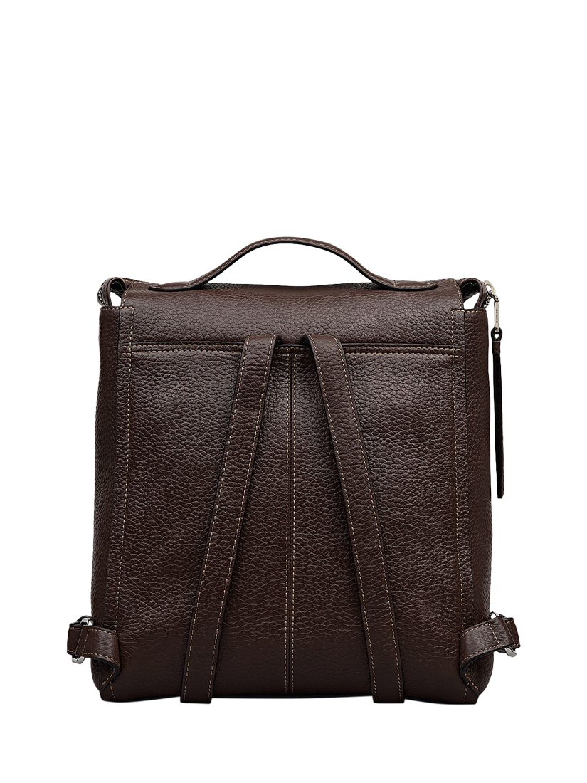 Product image 2 of 6, which shows Radley Oak Street Leather Small Backpack, Dark Oak
