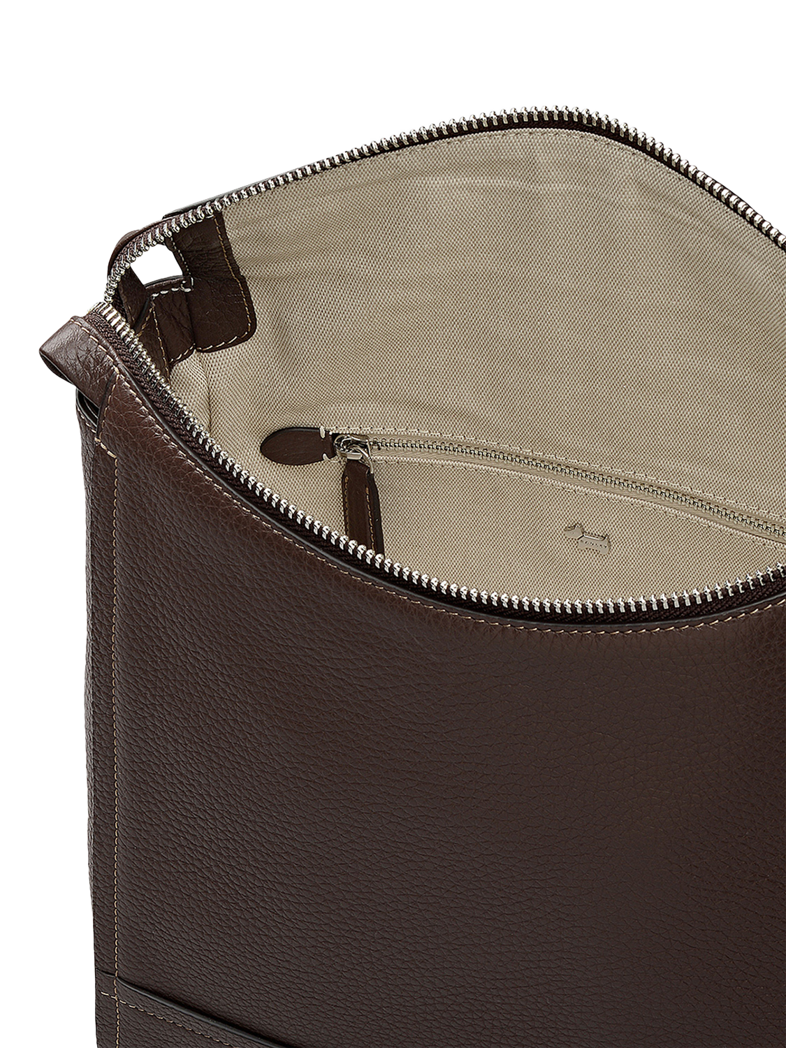 Product image 4 of 6, which shows Radley Oak Street Leather Small Backpack, Dark Oak