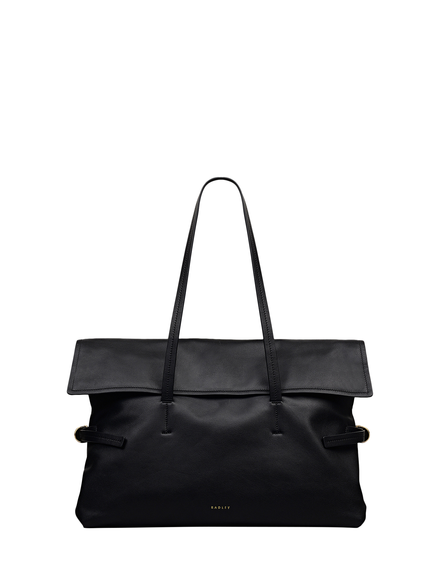 Product image 1 of 5, which shows Radley Fleet Street Leather Tote Bag, Black