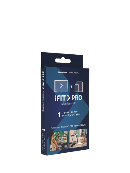 NordicTrack iFIT Pro 12 Month Membership, White/Blue