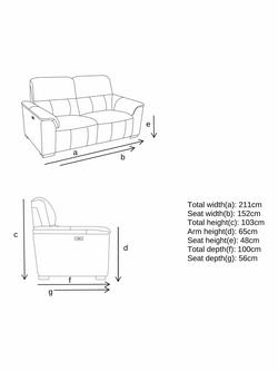 John Lewis Unwind Large 3 Seater Power Recliner Sofa, Blue Chenille - view 2, Blue Chenille