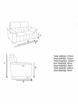 John Lewis Unwind Medium 2 Seater Power Recliner Sofa, Blue Chenille - view 2, Blue Chenille