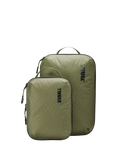 Thule Compression Packing Cube, Set of 2, Soft Green