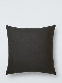 John Lewis Canna Embroidered Cushion, Multi Multi - view 2, Multi Multi