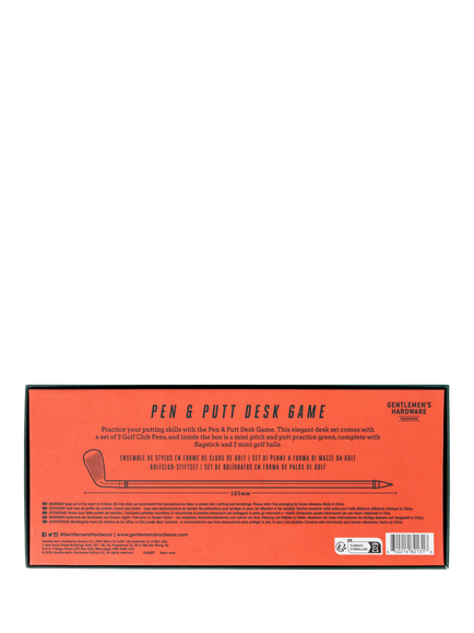 Gentlemen's Hardware Golf Club Pen Set - view 2, Multi