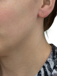 IBB 9ct Yellow Gold Mini Initial Y Earrings