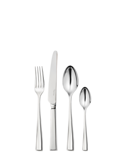 Robert Welch Fairford Bright Stainless Steel Cutlery Set, 24 Piece/6 Place Settings, Mirror-polished Finish