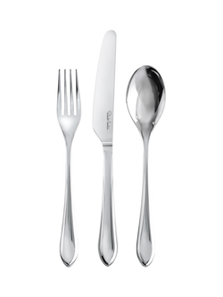 Robert Welch Kemble Bright Stainless Steel Cutlery Set, 24 Piece/6 Place Settings, Mirror-polished Finish
