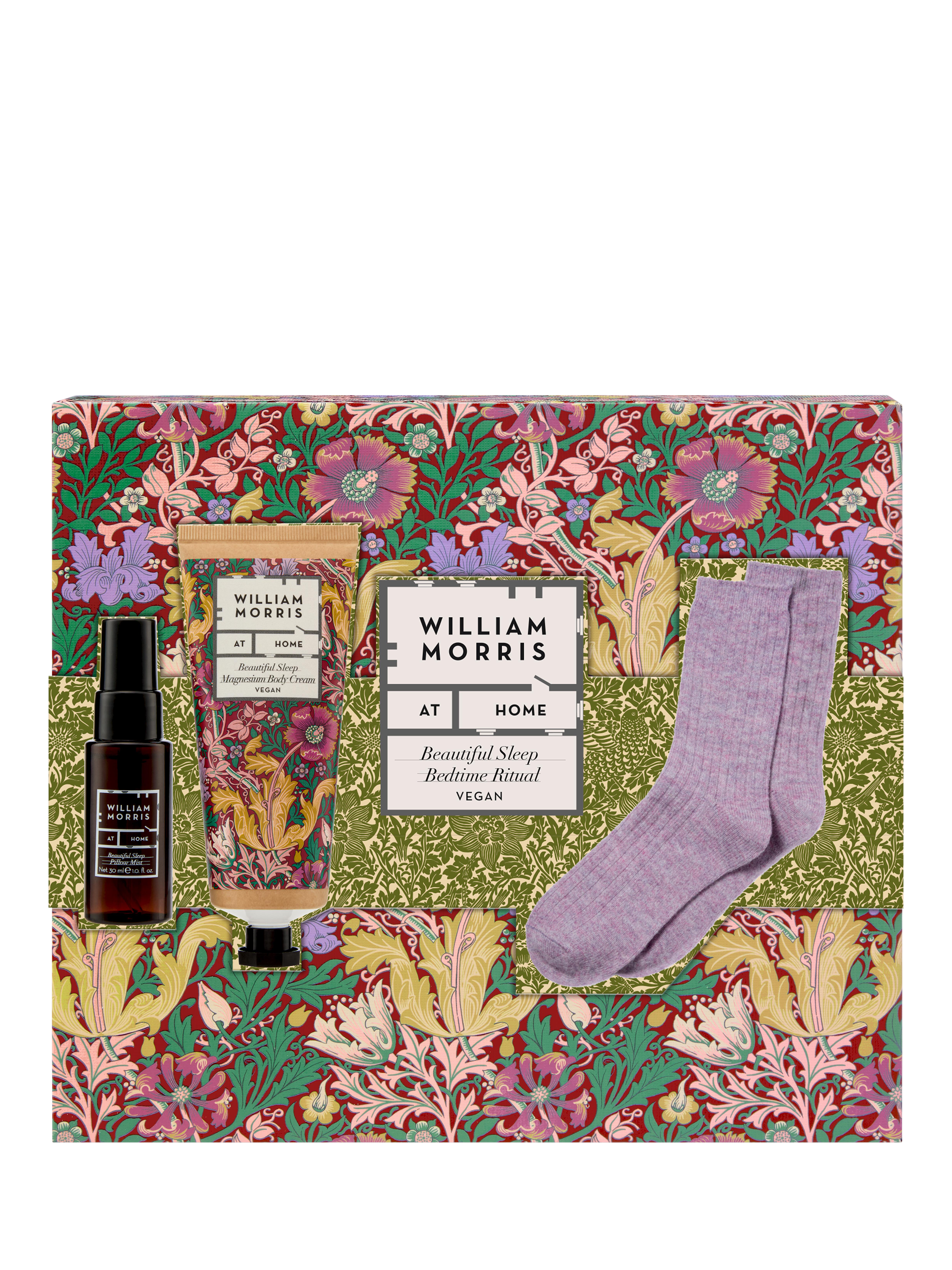 Product image 1 of 6, which shows William Morris At Home Beautiful Sleep Gift Set