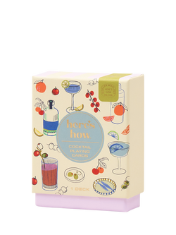 Here's How Cocktail Playing Cards, Multi