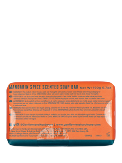 Gentlemen's Hardware Mandarin Spice Soap, 190g - view 2, Blue