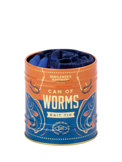 Gentlemen's Hardware Fishing Socks in a Can, Blue, Blue