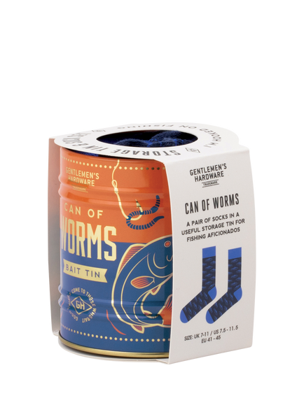 Gentlemen's Hardware Fishing Socks in a Can, Blue - view 2, Blue