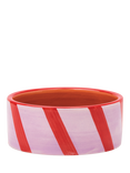 Here's How Izzy Stripe Wine Coaster, Lilac & Rust