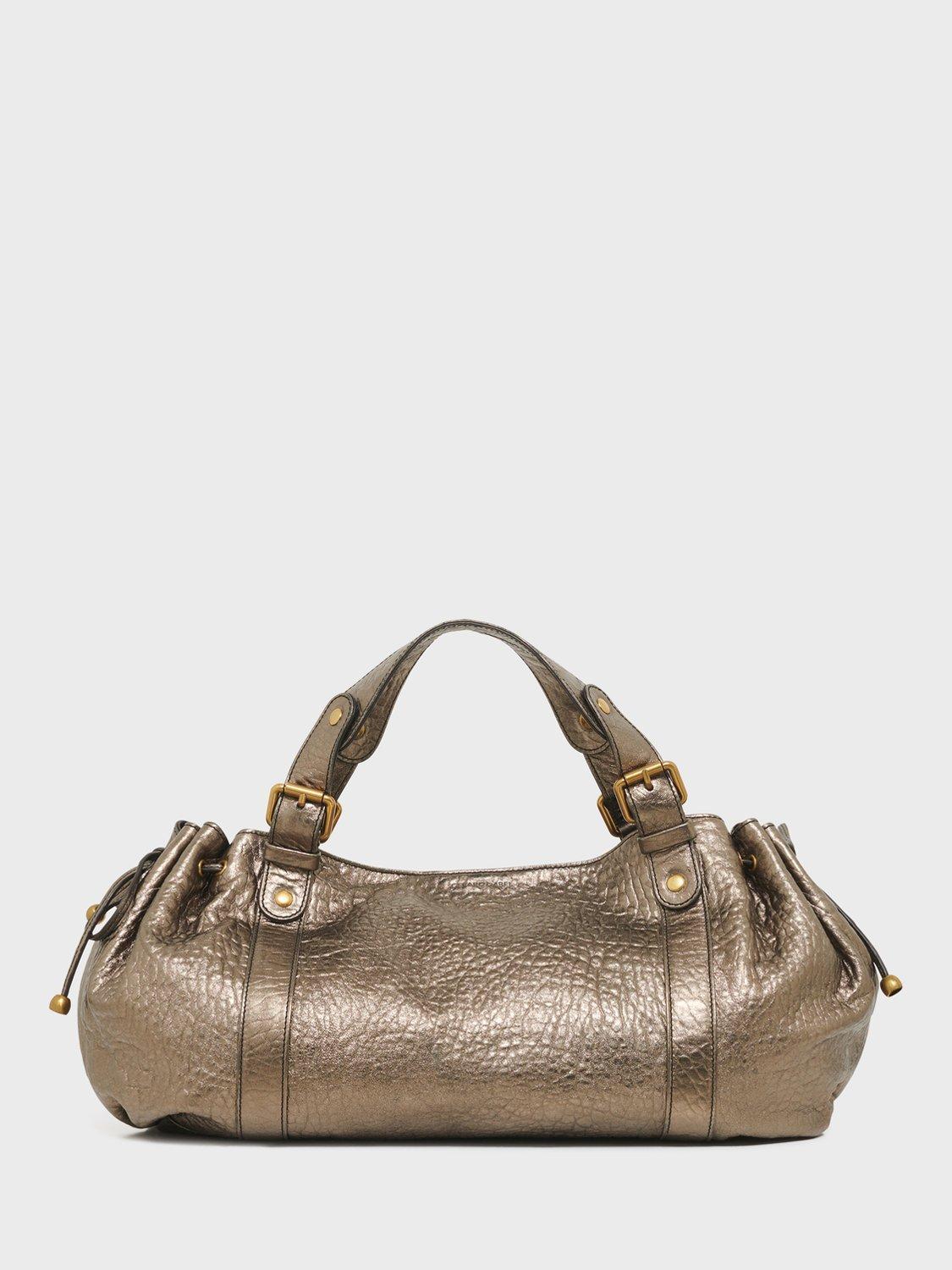 Product image 1 of 3, which shows Gerard Darel 24H Leather Handbag, Bronze