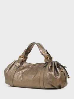 Gerard Darel 24H Leather Grab Bag, Bronze - view 2, Bronze