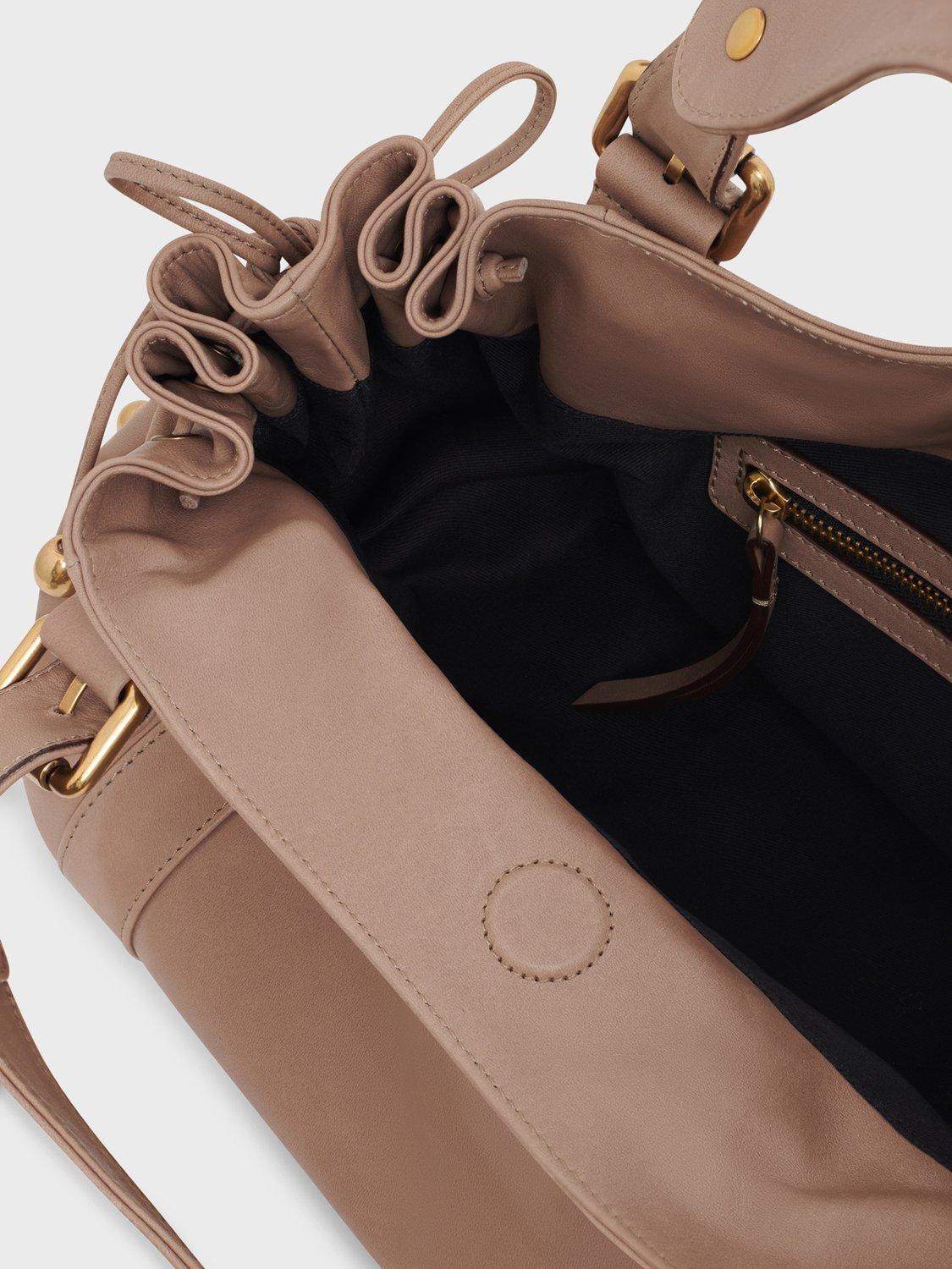 Product image 3 of 3, which shows Gerard Darel 24H Leather Grab Bag, Mastic