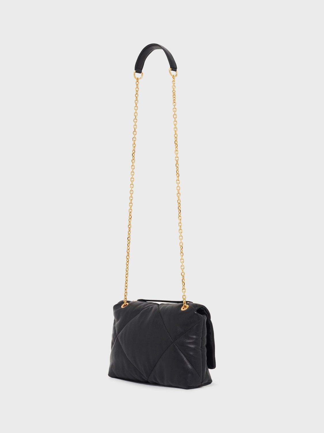 Product image 3 of 4, which shows Gerard Darel Le Fanny Quilted Pure Leather Bag, Black