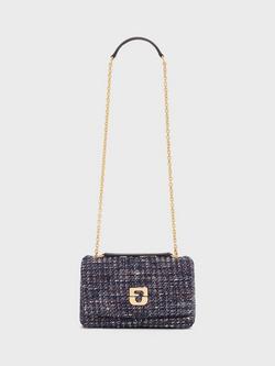 Gerard Darel Le Fanny Boucle Crossbody Bag, Navy/Multi, Navy/Multi