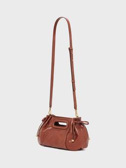 Gerard Darel Mini Dany Leather Bag, Camel - view 2, Camel