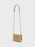 Gerard Darel Mini Fanny Quilted Bag, Gold