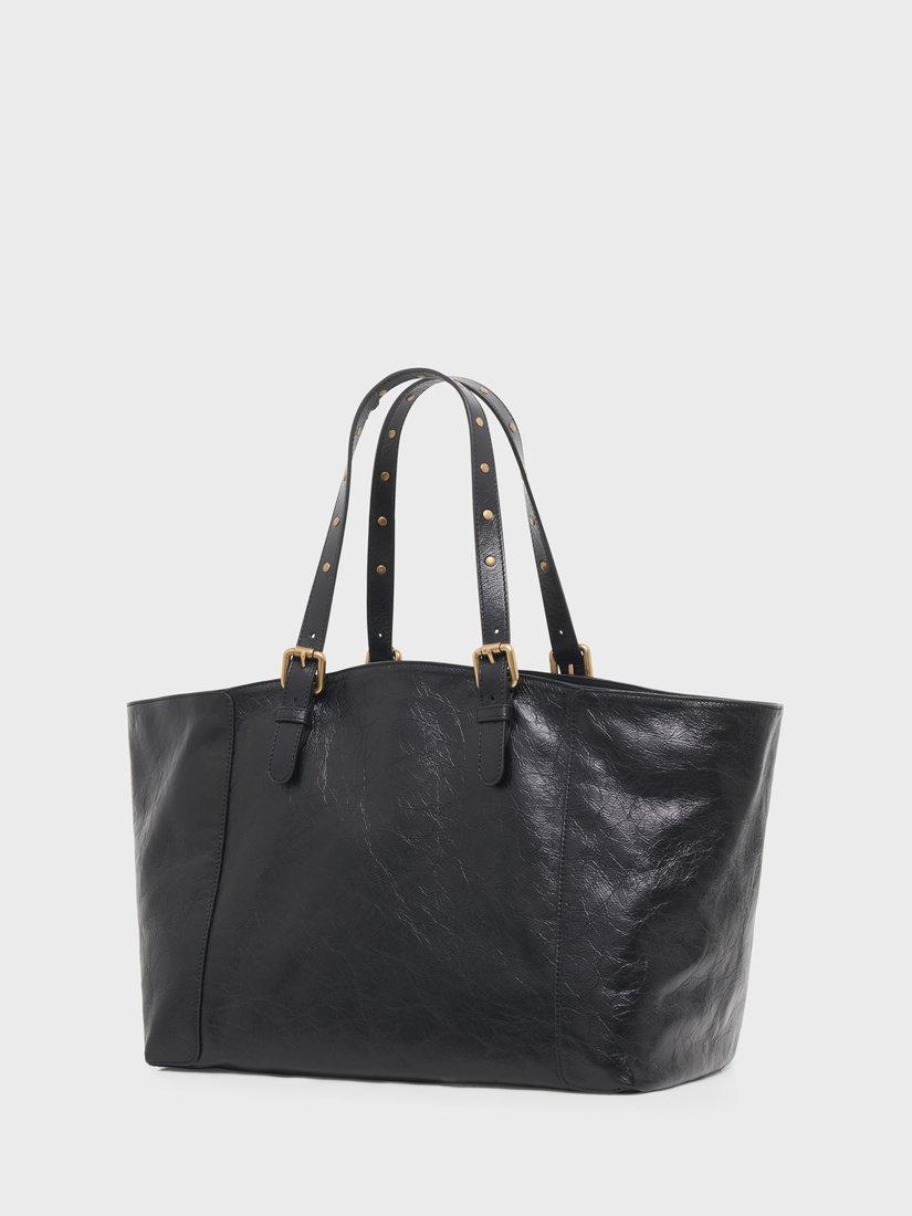 Product image 2 of 3, which shows Gerard Darel Simple Pure Leather Tote Bag, Black