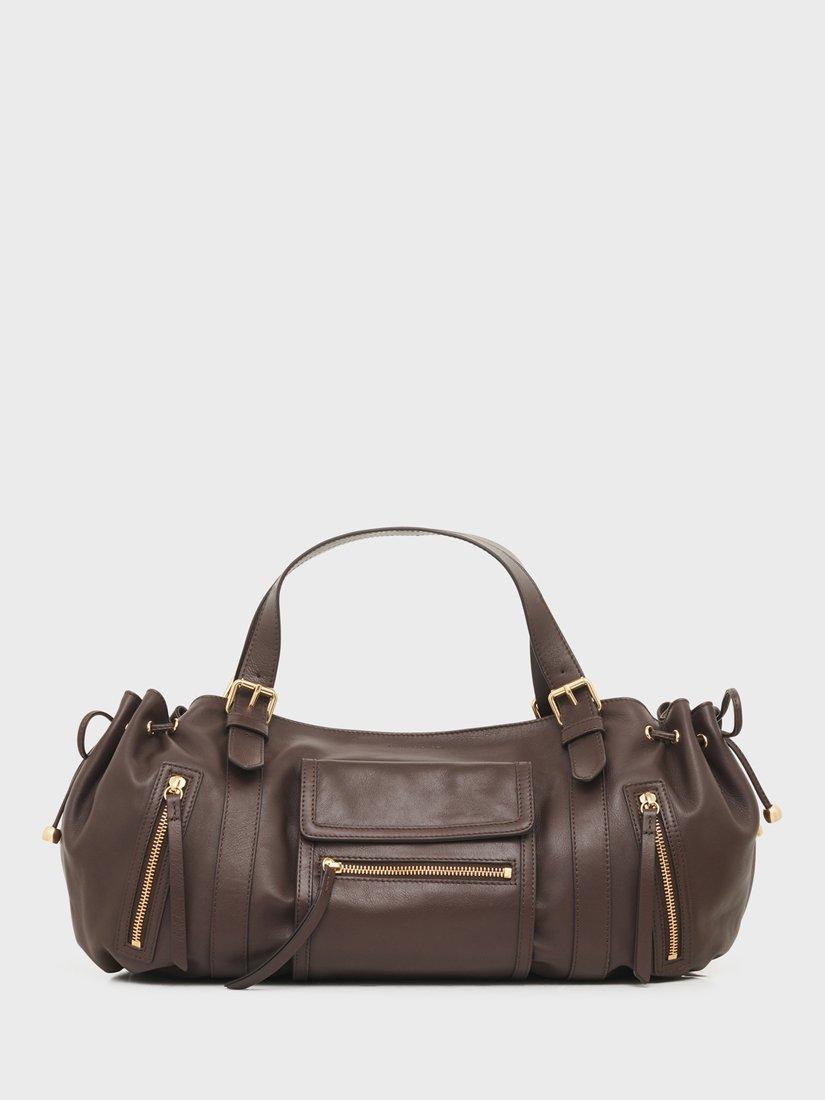 Product image 1 of 3, which shows Gerard Darel St Germain Leather Bag, Brown