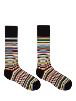 Paul Smith Patterned Cotton Blend Socks, Pack of 3 - view 2, Multi Multi