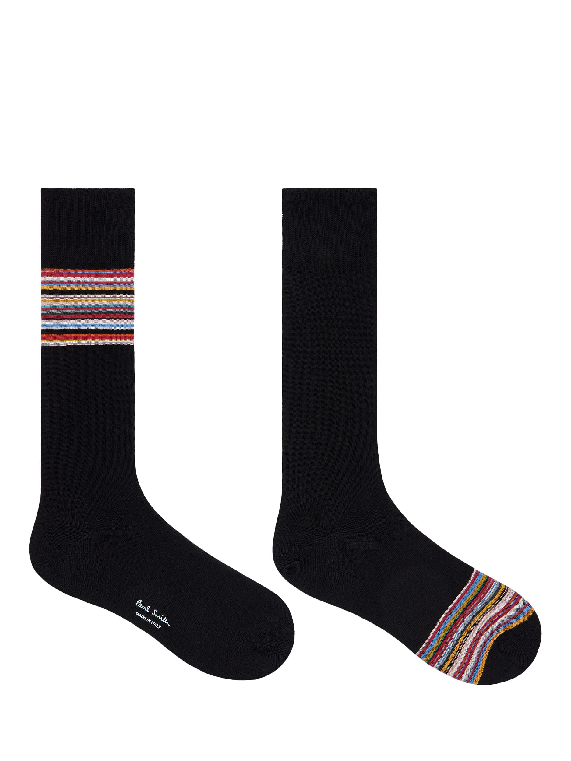 Product image 3 of 4, which shows Paul Smith Patterned Cotton Blend Socks, Pack of 3, Multi Multi