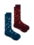 Paul Smith Floral Cotton Blend Socks, Pack of 2
