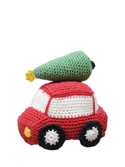 Hardicraft Christmas Car Crochet Kit, Multi