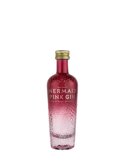 Isle of Wight Distillery Mermaid Pink Gin Miniature, 5cl, Multi Multi