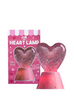 Tinc Heart Glitter Light, Pink - view 2, Pink