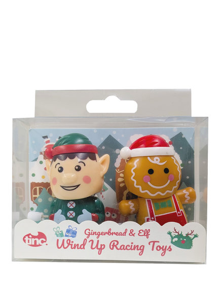 Tinc Christmas Wind Up Toys, Set of 2, Multi, Multi