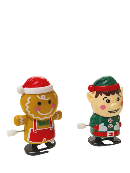 Tinc Christmas Wind Up Toys, Set of 2, Multi - view 2, Multi