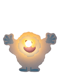 Tinc Yeti Christmas Tree Decorations, Blue - view 2, Blue