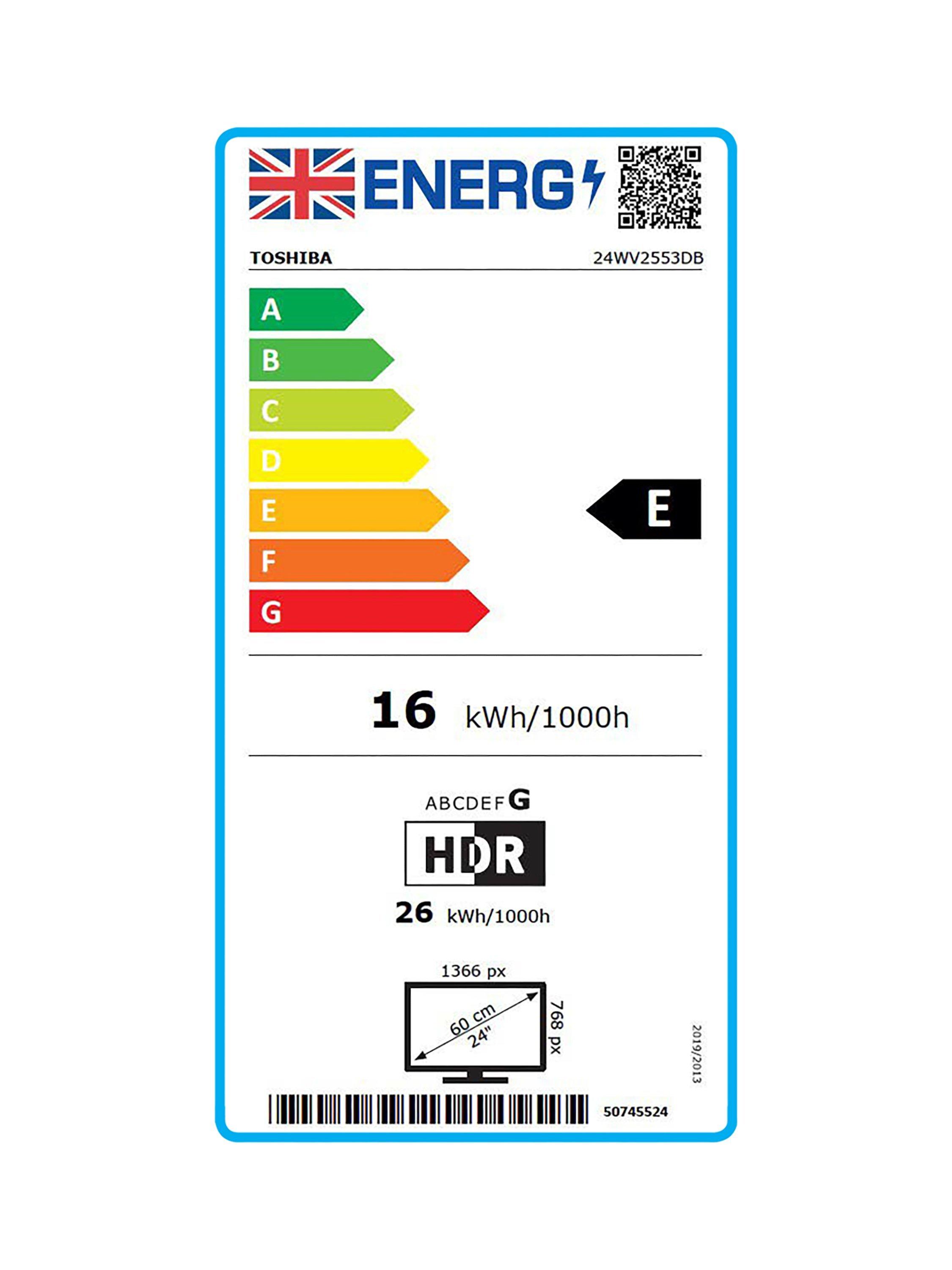 This item is rated E for energy efficiency on a scale from A (most efficient) to G (least efficient).