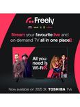 Toshiba 32WV2553DB (2025) LED HDR HD Ready 720p Smart TV, 32 inch, Black