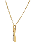 Pre-loved 18ct Yellow Gold 5-Stone Diamond Drop Pendant