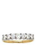 Pre-loved 18ct Yellow and White Gold 7-Stone Diamond Eternity Ring
