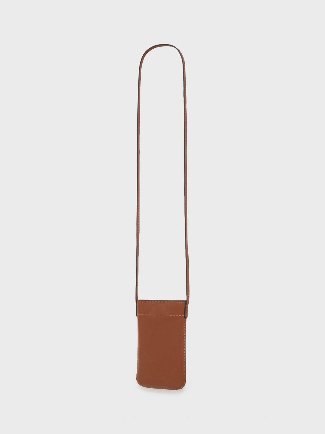 Product image 2 of 3, which shows Gerard Darel Lady Pure Leather Phone Bag, Cognac