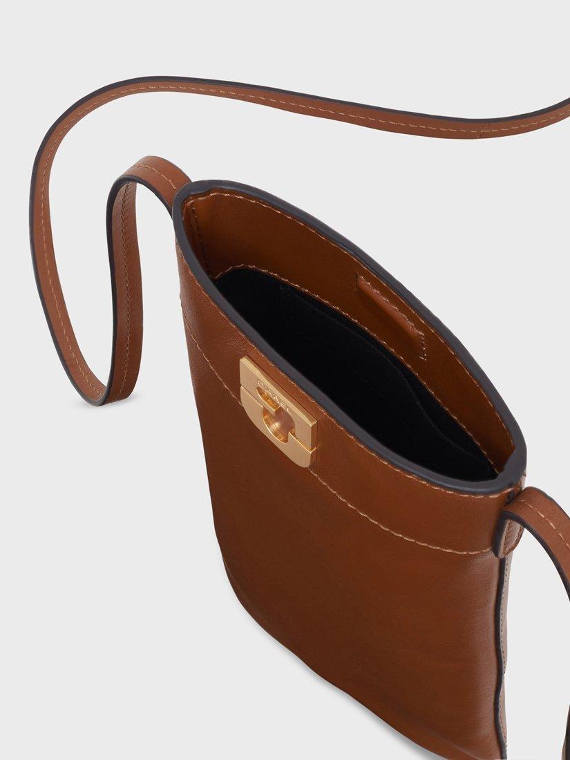 Product image 3 of 3, which shows Gerard Darel Lady Pure Leather Phone Bag, Cognac