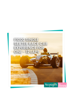 Buyagift F1000 Single Seater 12 Lap Gift Experience, Multi