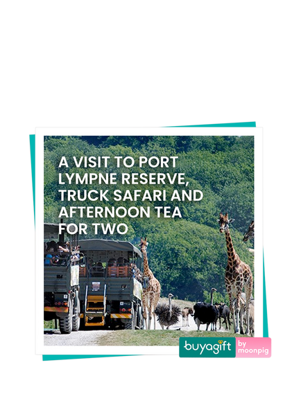 Buyagift Port Lympne Safari & Afternoon Tea Gift Experience, Multi