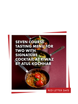 Red Letter Days Seven Course Tasting Menu at Riwaz Gift Experience, Multi